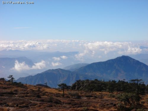 雲南祿勸轎子雪山圖片
