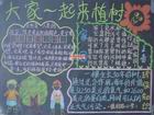幼稚園植樹節黑板報