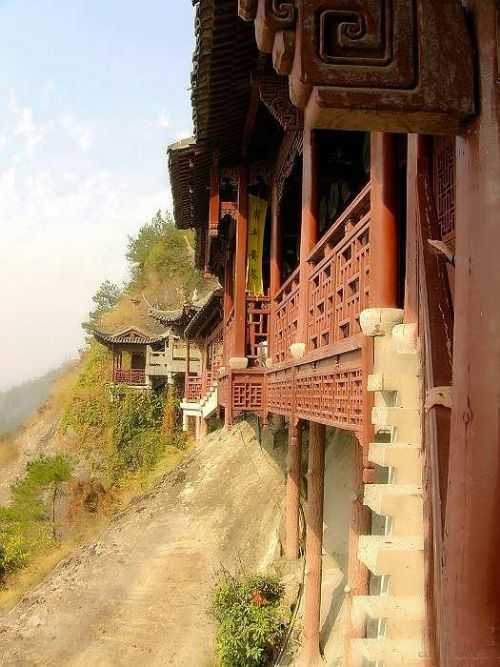 江南第一懸空寺圖片