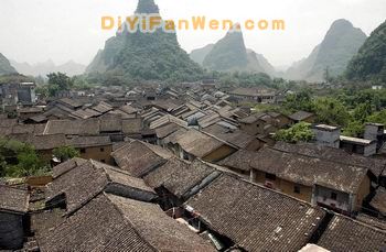 黃姚古鎮圖片