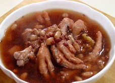 花生紅豆煲鳳爪