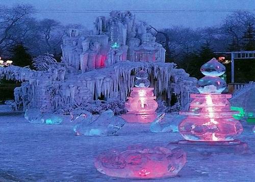冰燈大觀園圖片