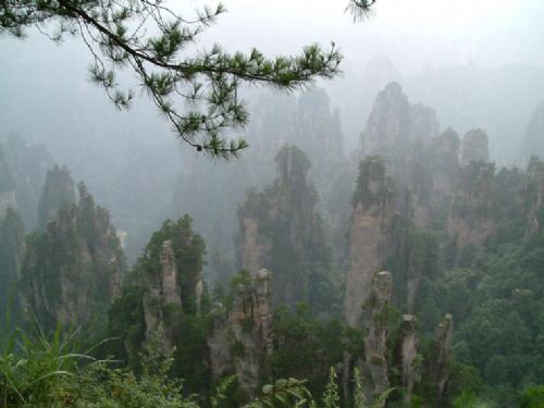 張家界土家風情園風景圖片