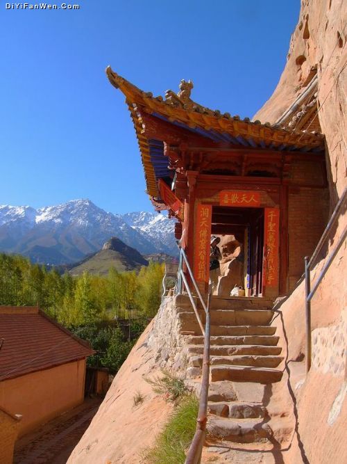 張掖馬蹄寺圖片