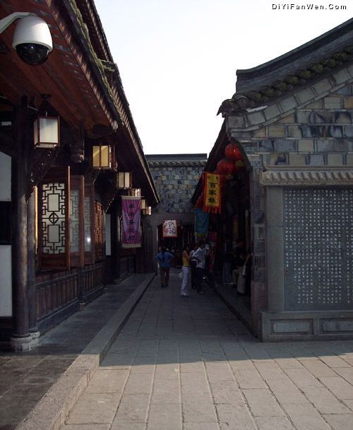 四川成都錦里路風光圖片