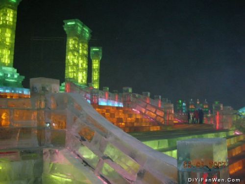 冰燈雪雕圖片