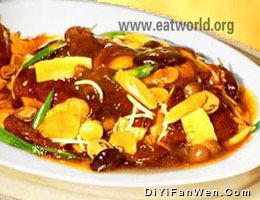 髮菜扒大鴨(圖)