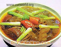 北蔥燜羊肉(圖)