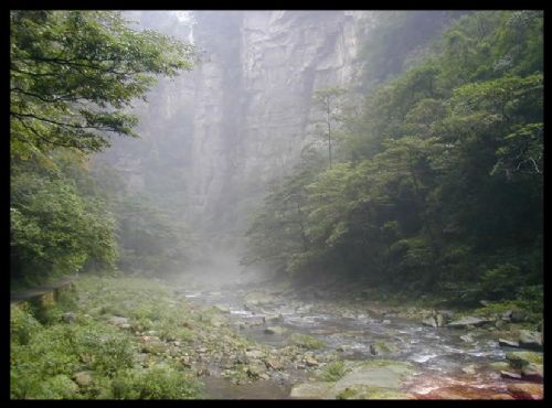 湖南黃獅寨鴛鴦泉圖片