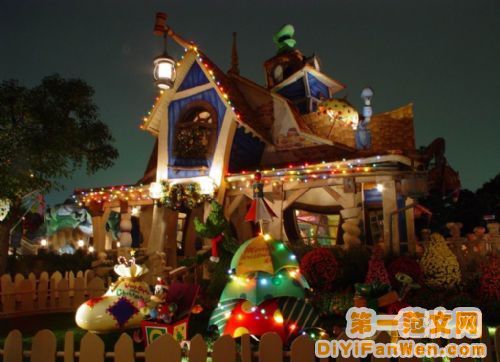 迪士尼夜景圖片