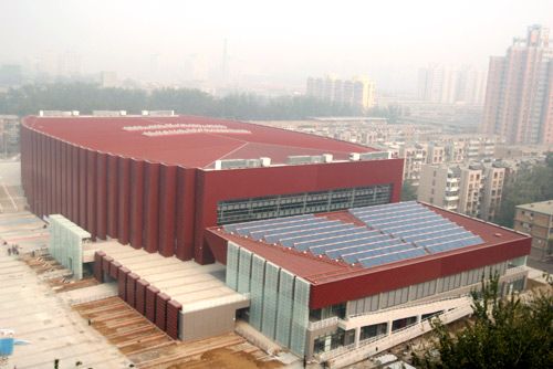 北京科技大學體育館圖片