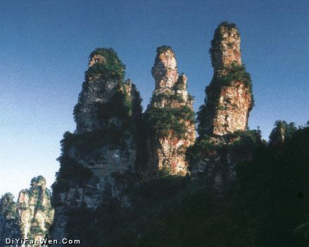 索溪峪自然保護區風景圖片