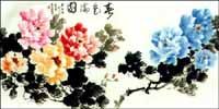 枯枝牡丹園圖片