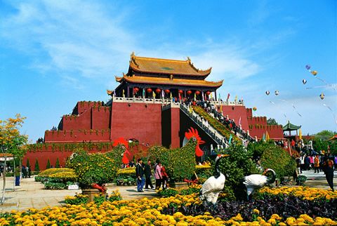 龍亭風景圖圖片