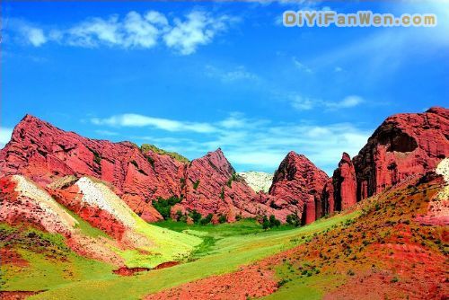 清水河沿途風光圖片
