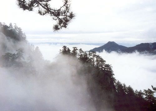 甘肅天水石門山圖片