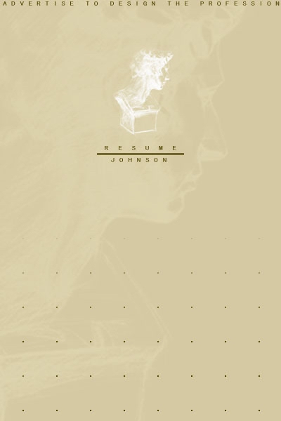 廣告設計簡歷封面