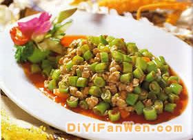 蜆肉四季豆