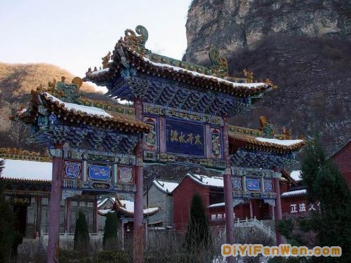 山西藏山美景圖片