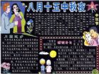 中秋節黑板報：中秋吃月餅