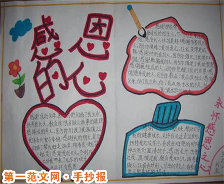 感恩節手抄報：Thanksgiving Day