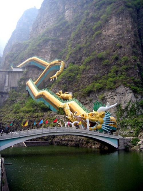 龍慶峽風景圖片