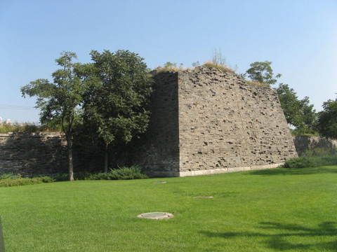 北京崇文門明城牆遺址公園圖片