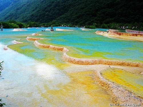 五彩池圖片