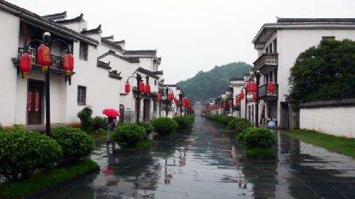 雨中徽州印象圖片