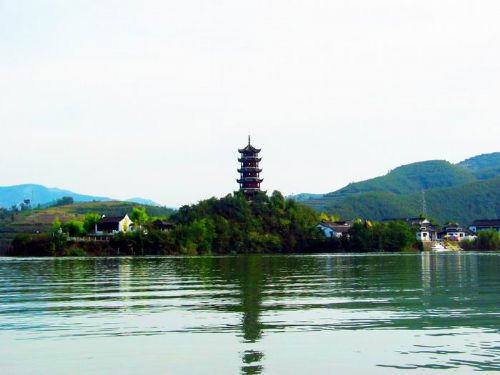 陝西瀛湖圖片