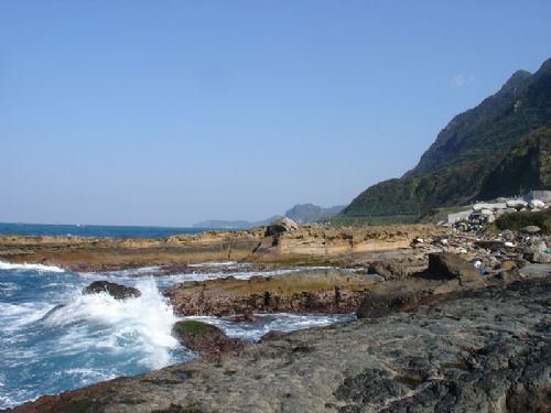 台灣基隆海岸風光圖片