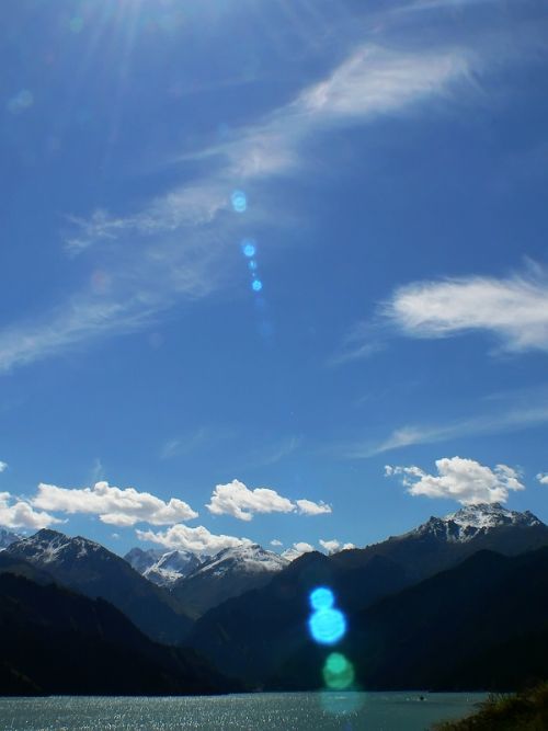 新疆天山天池圖片