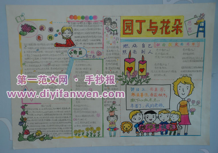 感恩節手抄報圖片