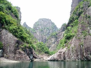 楠溪江石桅岩圖片