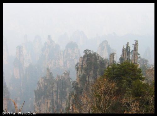 湖南天子山圖片