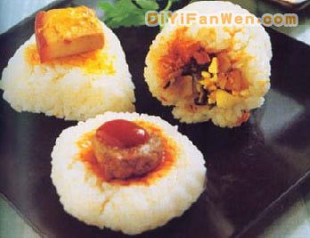 洋蔥牛肉堡飯糰