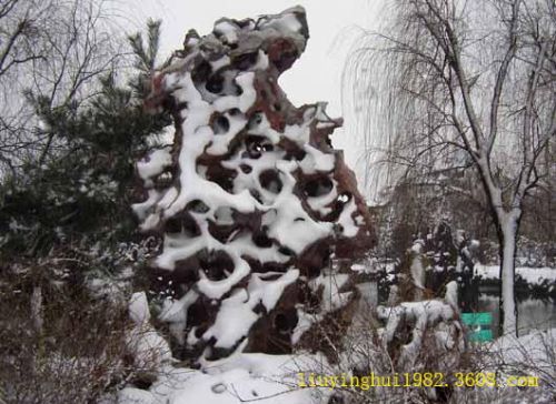八里河雪景圖片
