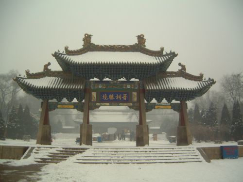 晉祠圖片