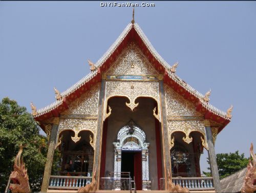 清邁城外寺廟圖片