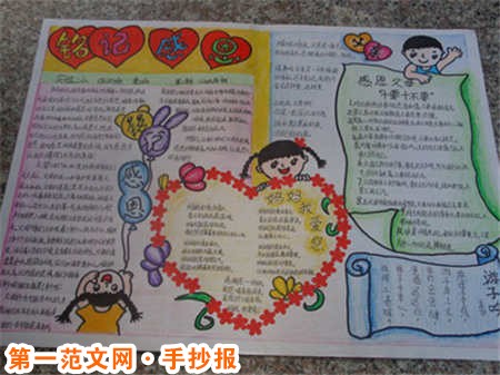 感恩節手抄報：感恩節手抄報