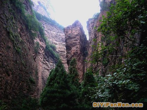 山西黃崖洞風光圖片