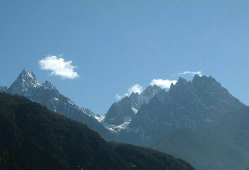 四川雅拉神山圖片