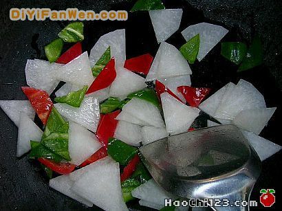 白蘿蔔燒魷魚[多圖]