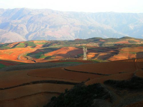雲南昆明東川紅土地圖片