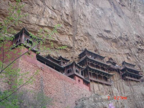 懸空寺圖片