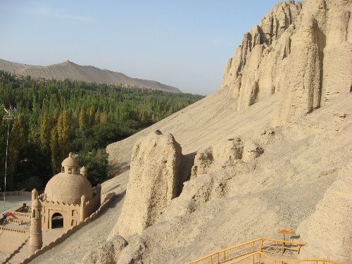 美麗的新疆吐魯番圖片