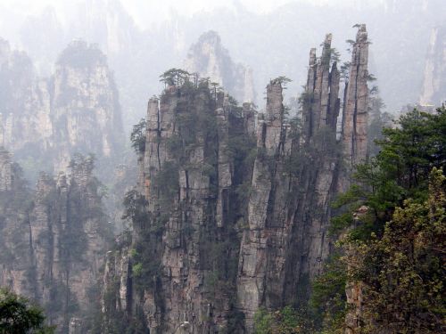 筆墨山水張家界圖片