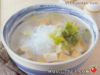 油豆腐線粉湯