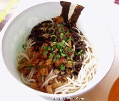 湖北武漢的熱乾麵