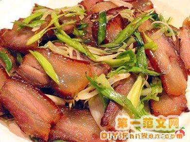 藜蒿臘肉
